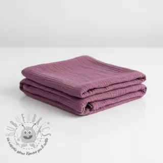 Mussola/Doppia garza purple ORGANIC