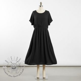 Mussola/Doppia garza black