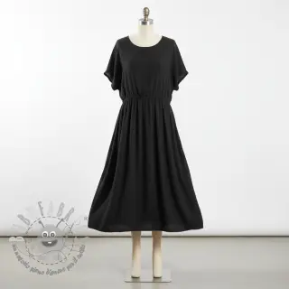 Mussola/Doppia garza black