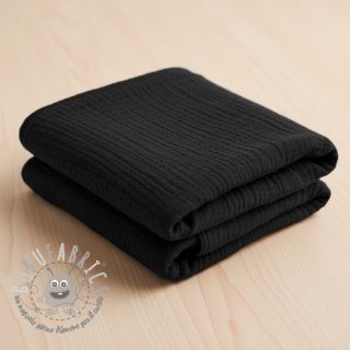 Mussola/Doppia garza black