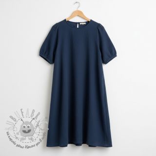 Mussola/Doppia garza navy