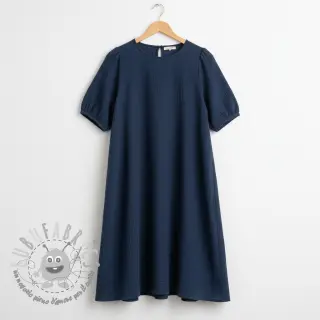 Mussola/Doppia garza navy