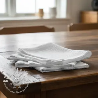 Mussola/Doppia garza white