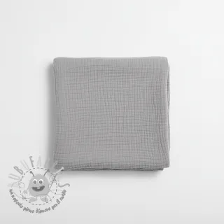 Mussola/Doppia garza grey