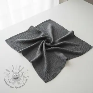 Mussola/Doppia garza dark grey