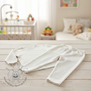 Mussola/Doppia garza ecru