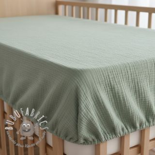 Mussola/Doppia garza dark mint