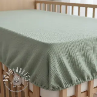 Mussola/Doppia garza dark mint