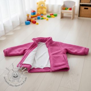 Fleece TEDDY DOUBLE SIDED pink