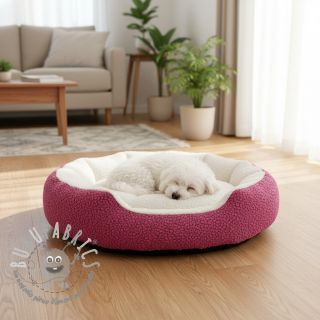 Fleece TEDDY DOUBLE SIDED pink