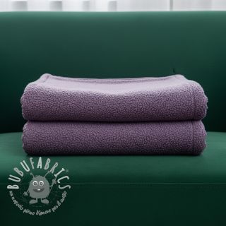 Fleece TEDDY DOUBLE SIDED mulberry