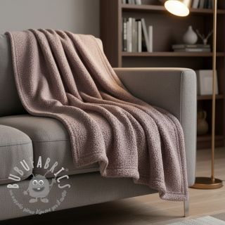 Fleece TEDDY DOUBLE SIDED blush