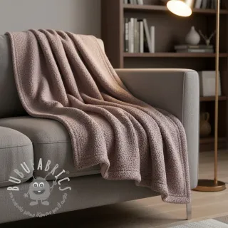 Fleece TEDDY DOUBLE SIDED blush