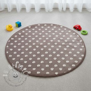 Wellness Fleece Dog paw beige