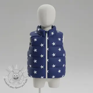 Wellness Fleece Stars blue light blue