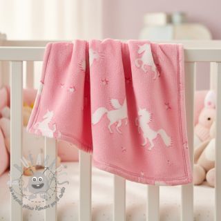 Wellness Fleece Glow in the dark Unicorns design C