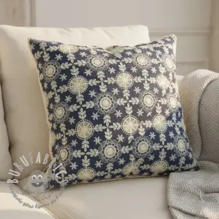 Tessuto di cotone JEANS EMBROIDERY Niva design B
