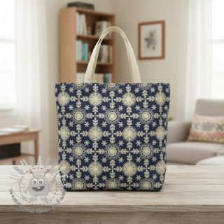 Tessuto di cotone JEANS EMBROIDERY Niva design B