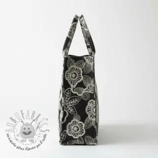 Tessuto di cotone JEANS EMBROIDERY Niva design C