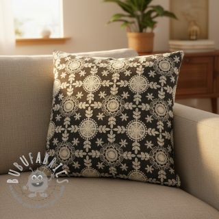 Tessuto di cotone JEANS EMBROIDERY Niva design D