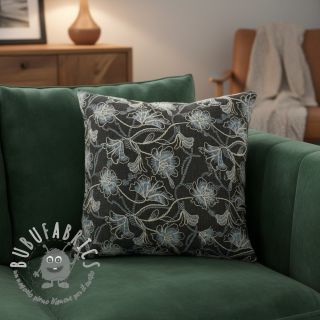 Tessuto di cotone JEANS EMBROIDERY Lisa design C