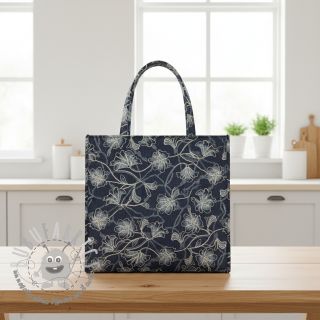 Tessuto di cotone JEANS EMBROIDERY Lisa design A