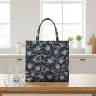 Tessuto di cotone JEANS EMBROIDERY Lisa design A