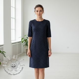 JEANS JACQUARD Ragged dots jeans