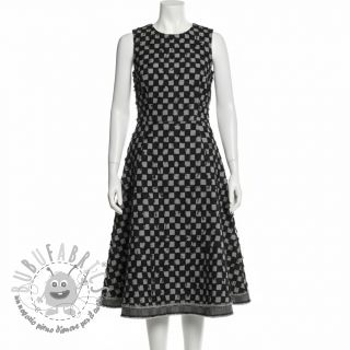 JEANS Check Jacquard BLACK