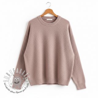 Tessuti per maglioni Paris bouclé rose