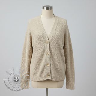 Tessuti per maglioni Paris bouclé natural