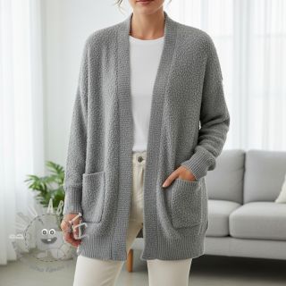 Tessuti per maglioni Paris bouclé dusty mint