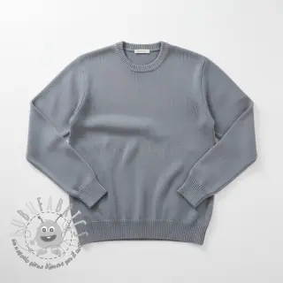 Tessuti per maglioni BABY KNIT steel blue