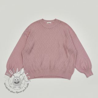 Maglia jacquard Diamond light pink
