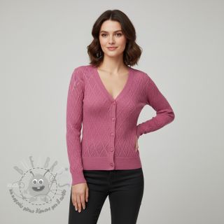Maglia jacquard Diamond pink