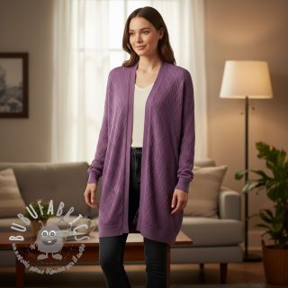 Maglia jacquard Diamond lavender