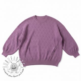 Maglia jacquard Diamond lavender