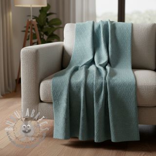 Maglia jacquard Diamond ocean blue