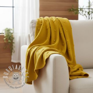 Tessuti per maglioni BIG KNIT DOT ochre