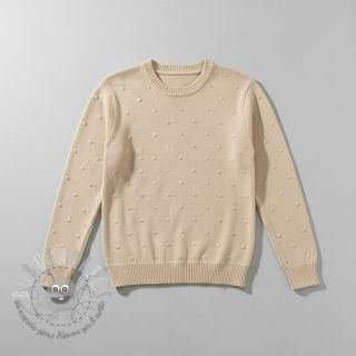 Tessuti per maglioni BIG KNIT DOT naturals