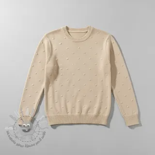Tessuti per maglioni BIG KNIT DOT naturals