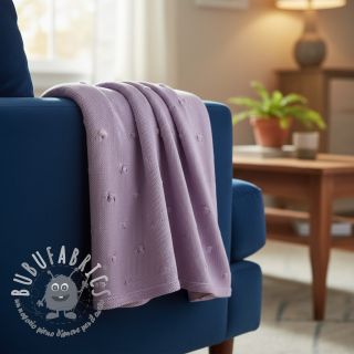 Tessuti per maglioni BIG KNIT DOT violet