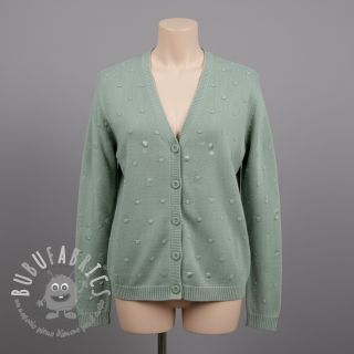 Tessuti per maglioni BIG KNIT DOT old green