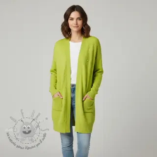 Tessuti per maglioni BIG KNIT DOT bright green
