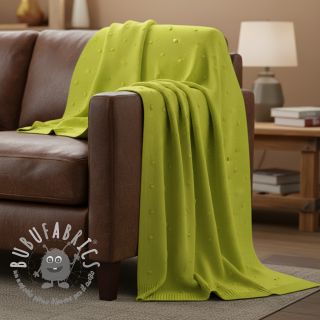 Tessuti per maglioni BIG KNIT DOT bright green