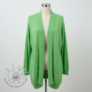 Tessuti per maglioni BIG KNIT DOT grass green