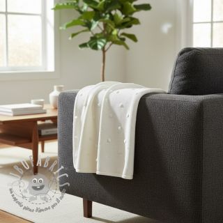 Tessuti per maglioni BIG KNIT DOT off white