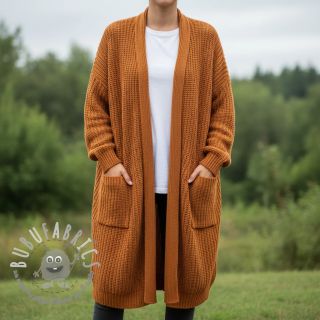 Tessuti per maglioni BIG KNIT brick