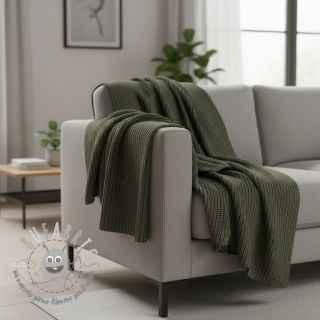 Tessuti per maglioni BIG KNIT camo green