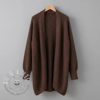 Tessuti per maglioni BIG KNIT dark brown